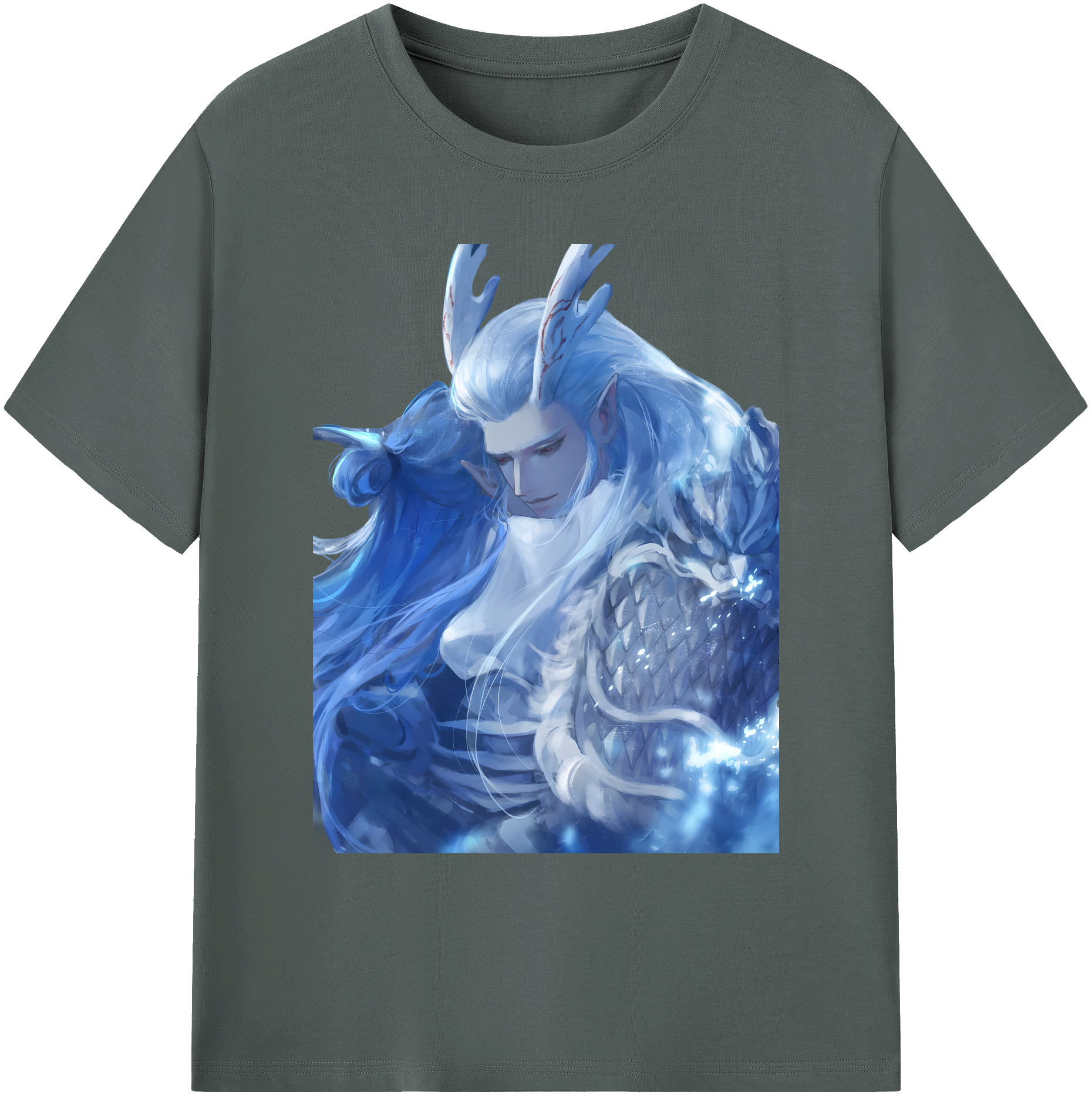 （画像用） Ne Zha 2 ナタ 魔童の大暴れ 綿100％ メンズ半袖Tシャツ｜肌触りやわらか＆通気性